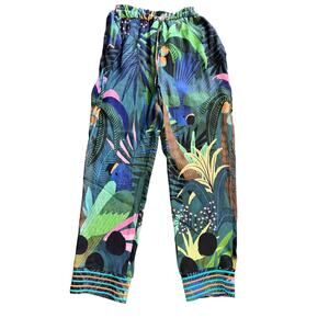 Farm Rio Tropique Embroidered Pants size small